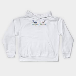 Fairy Wren Christmas Kids Hoodie